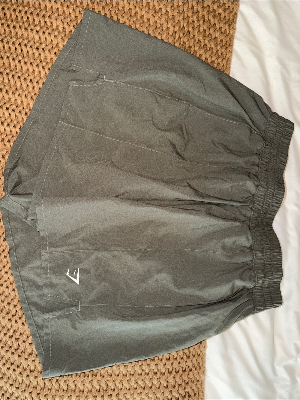 Gym Shorts - light Olive Green Athletic Shorts